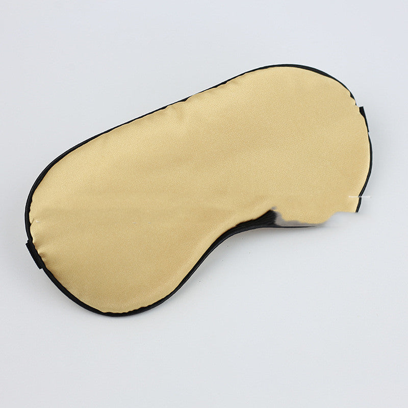 1Pc Silk Sleep Eye Mask – Padded Travel Blindfold for Relaxation & Shade Cover
