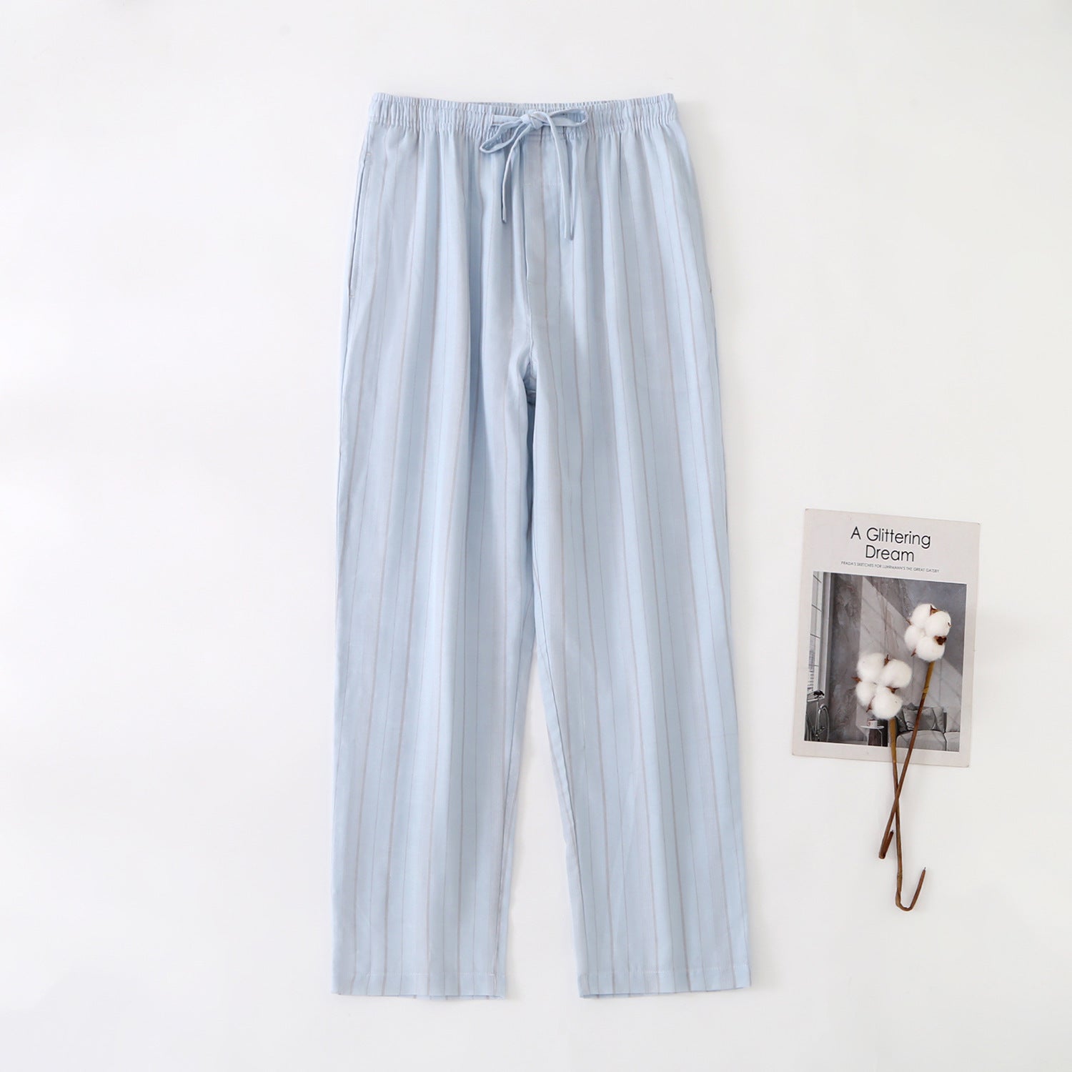 Men's Thin Pajamas Cotton Comfortable And Breathable