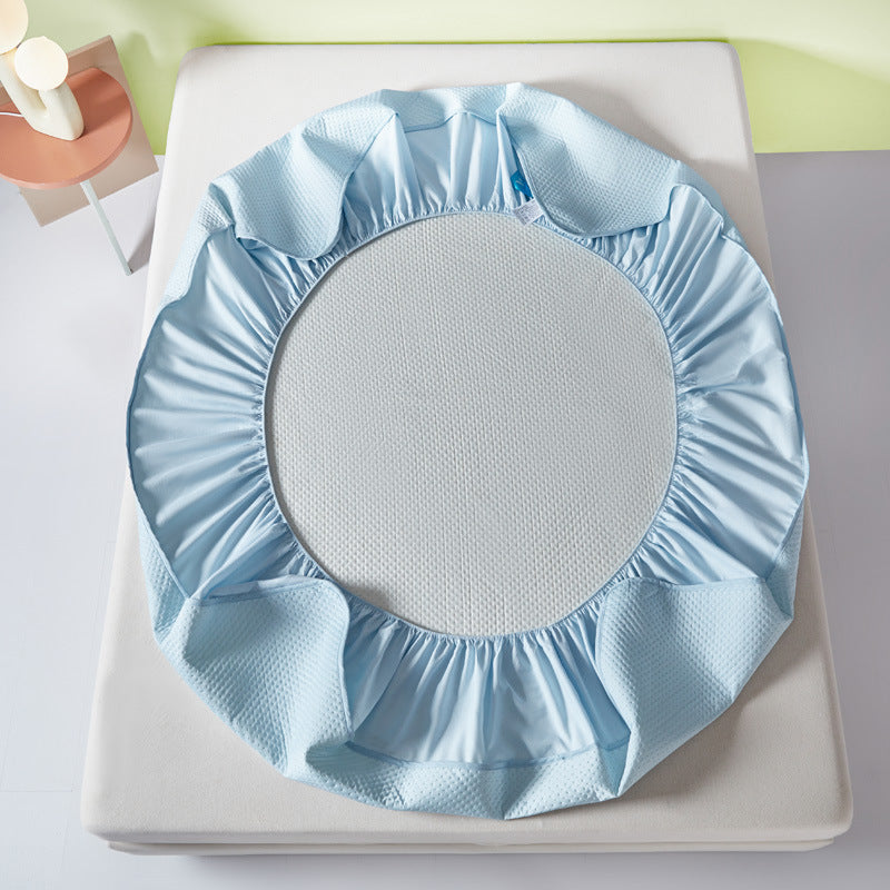 Fitted Sheet Machine Washable Single Double Soft Mat