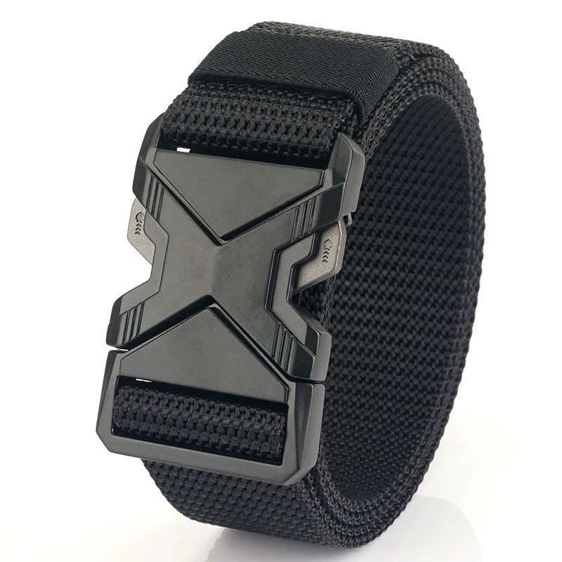 Men's Toothless Automatic Buckle Tactical Belt