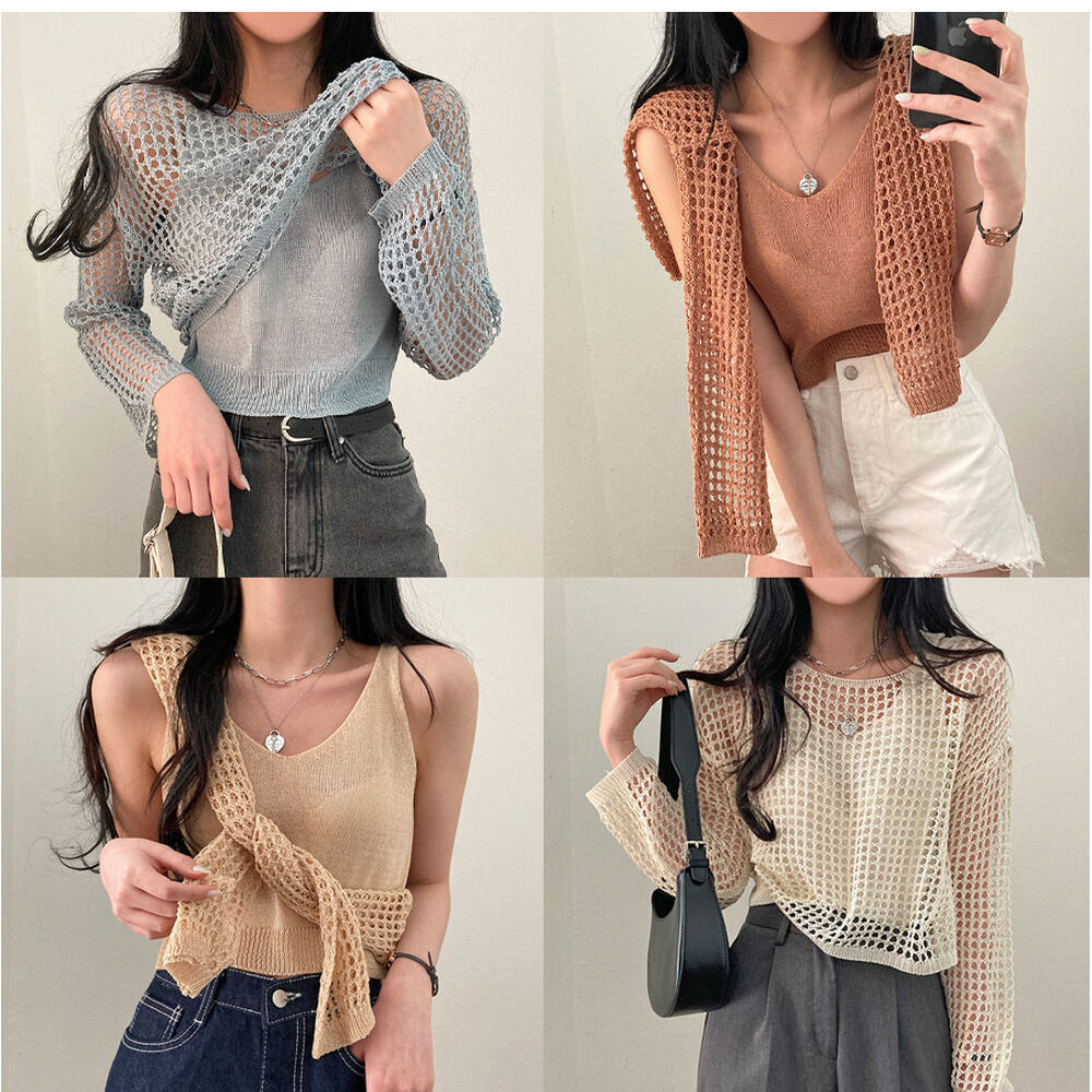 Fashion Women's Sun Protective Blouse Two-piece Set
