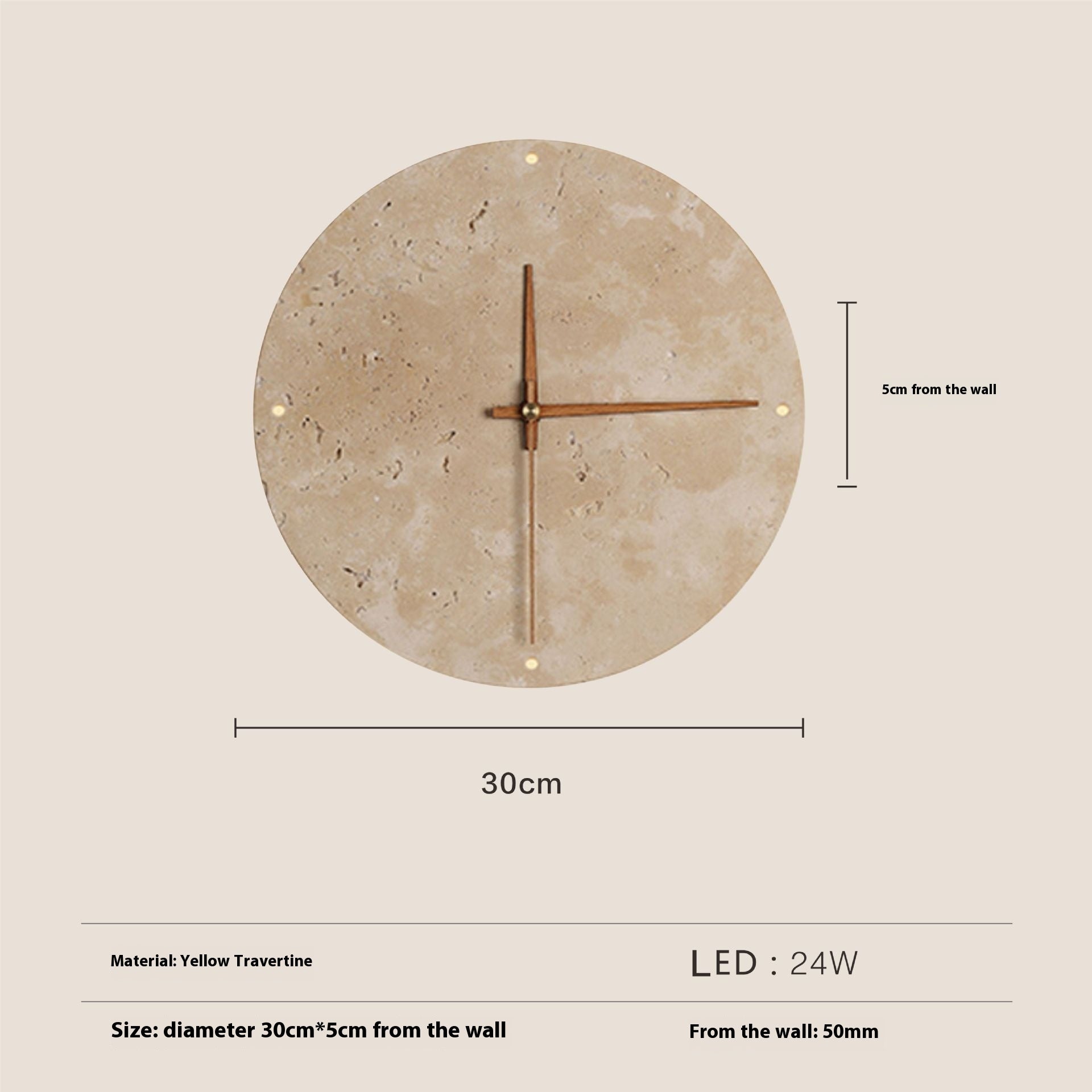 Retro Silent Cream Style Wall Lamp