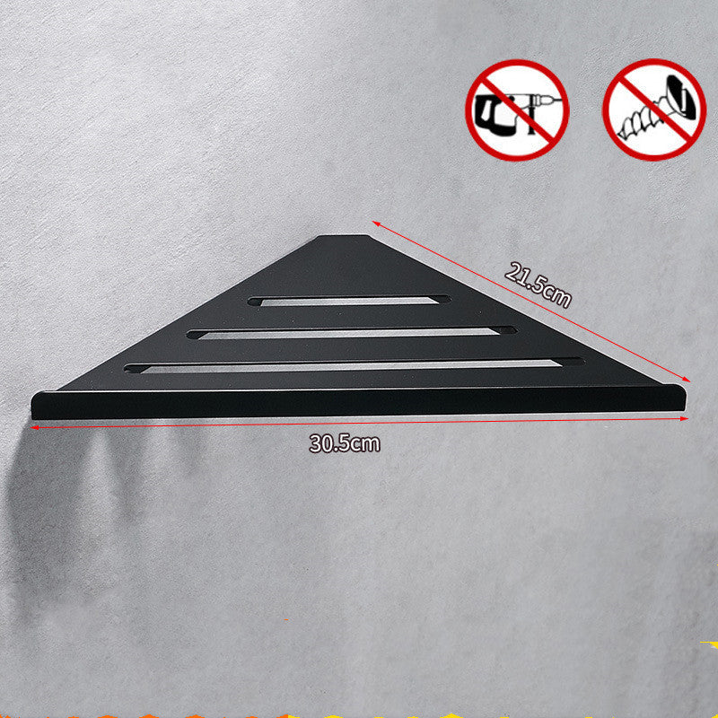 Bathroom Stainless Steel Shower Gel Shelf Free Perforation On Bathroom Wall