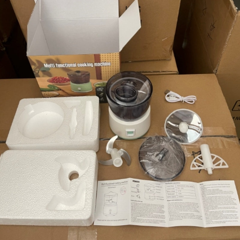 Multifunctional Cordless Electric Food Processor – Mini Meat & Vegetable Grinder