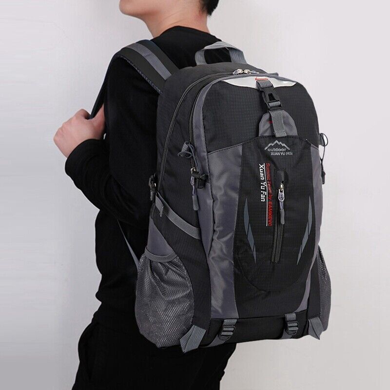 Unisex Waterproof Nylon Rucksack Backpack 40L For Hiking