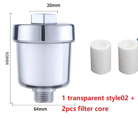 Household Silver Water Heater Shower Filter – Clean & Filtered Water