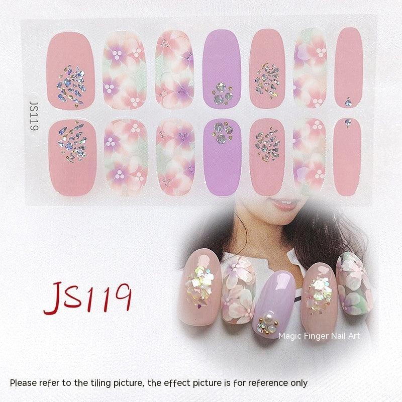 Three-dimensional Craft Crystal Nail Oil Film Crystal Glass Nail Sticker