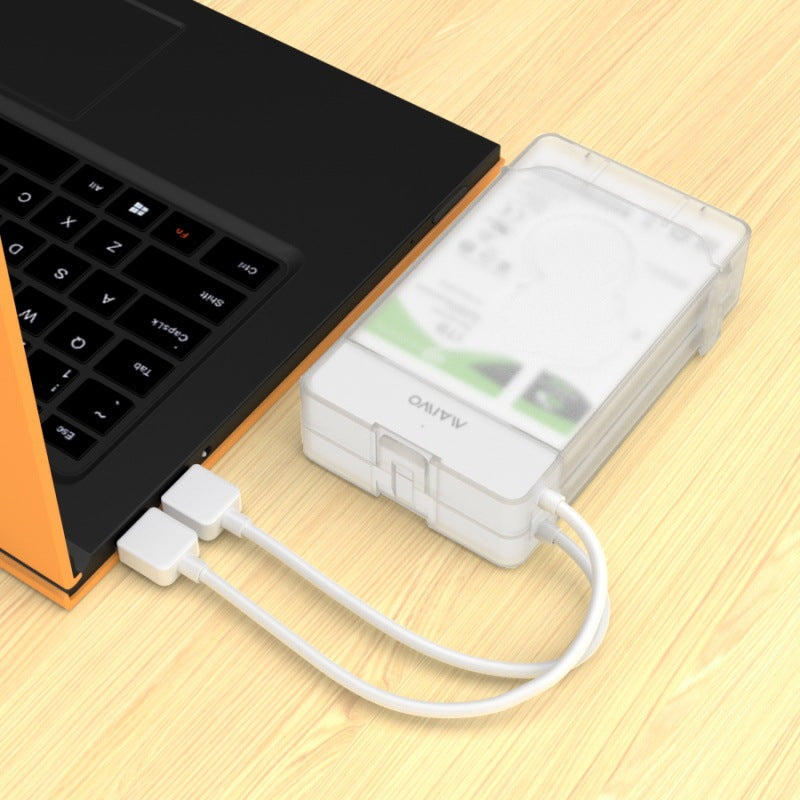 Dual-Bay 2.5″ SATA HDD/SSD Enclosure – USB 3.0 External Case