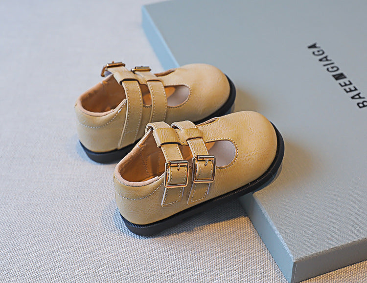 Children's Shoes College Style Soft Sole Girls Princess Shoes Baby Single Shoes