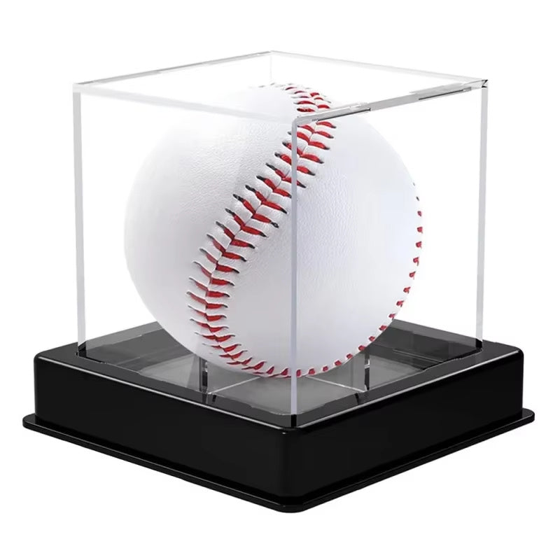 Acrylic Transparent Baseball Display Box Baseball Shelf Base