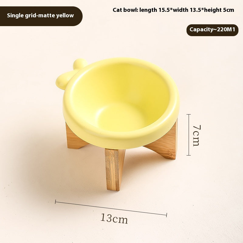 Cat Bowl Cat Ceramic Dog Drinking Water