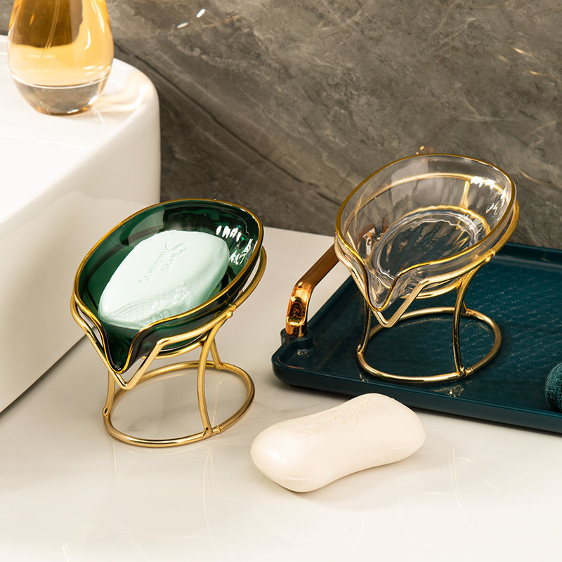 Double Plastic Soap Box with Drain – Bathroom Soap Holder