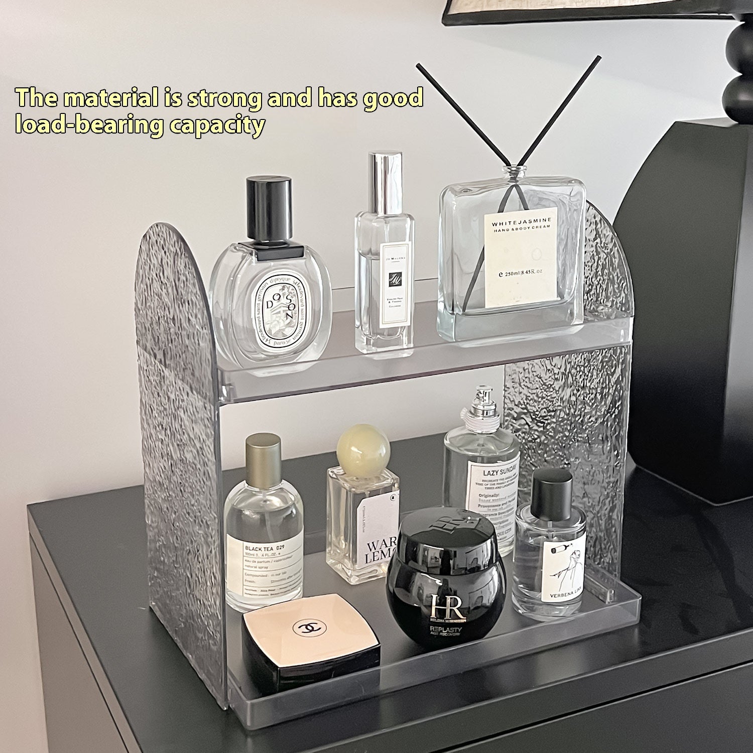 Acrylic Glacier Pattern Cosmetics Organizer – Desktop Storage Box