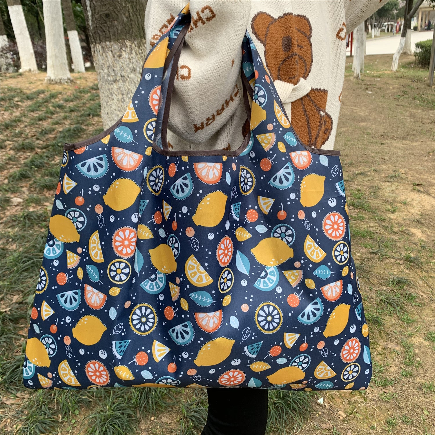 Folding Environment-Friendly Shopping Bag – Reusable & Portable