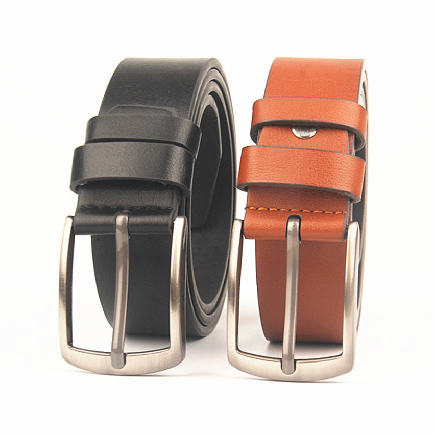 Men's Imitation Leather Pin Buckle Belt