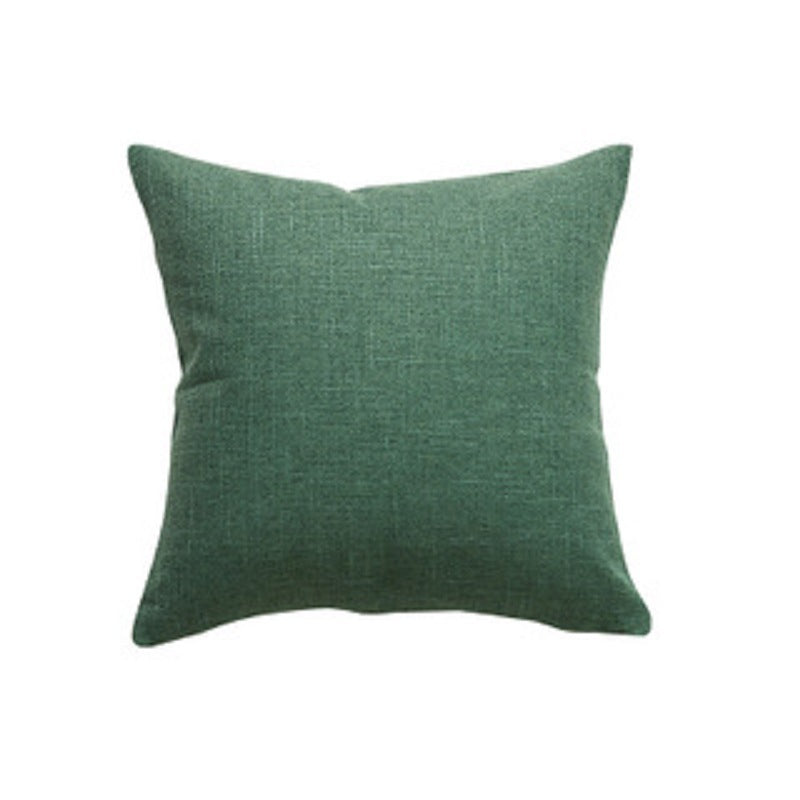 Japanese Solid Color Cotton Linen Fringe Pillow