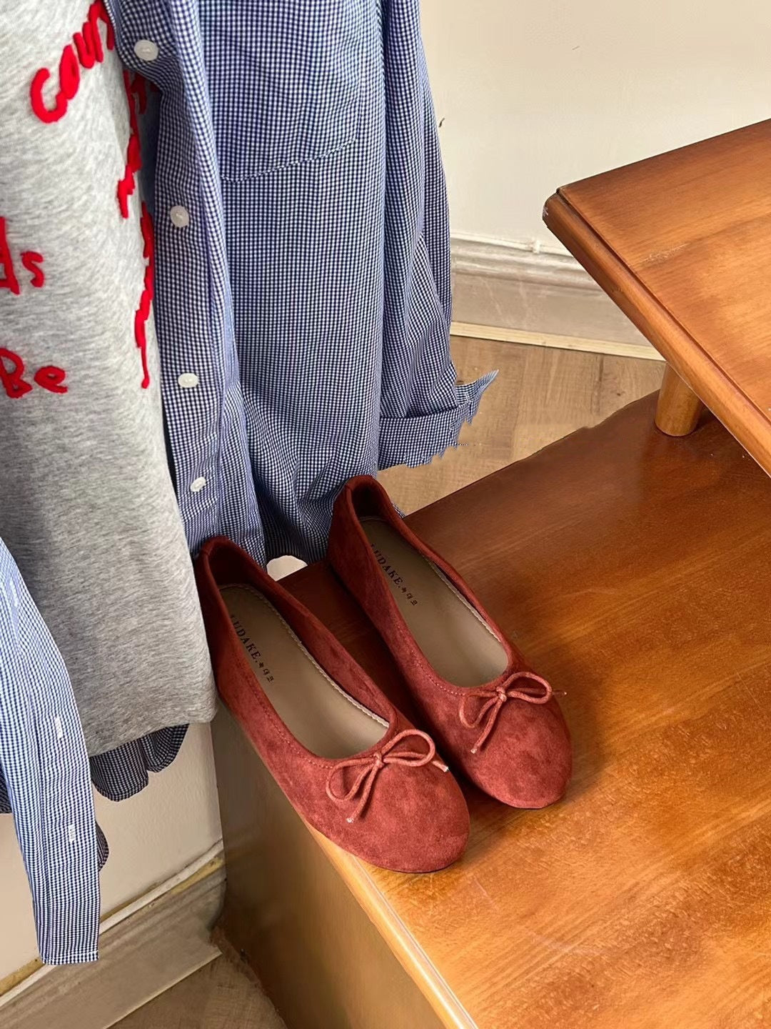 Low-cut Ballet Shoes Bow Flat Shoes