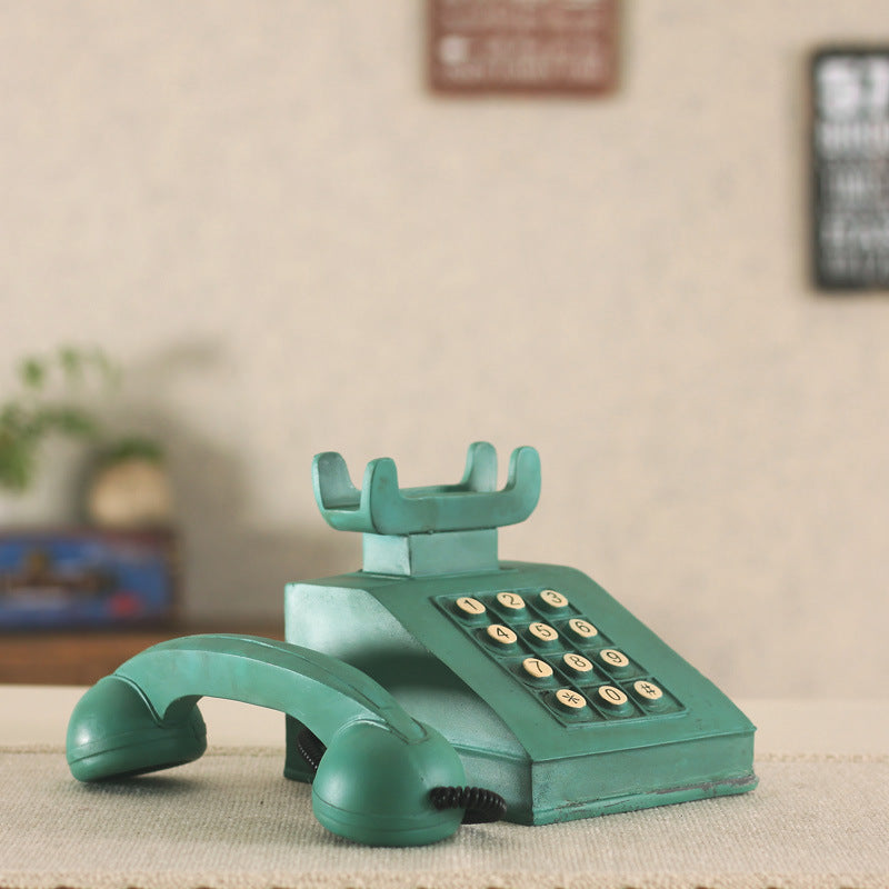 Fake Book And Telephone Ornament For Living Room Cafe