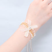 Korean Style Super Fairy Sisters Children’s Hand Flower – Beautiful Bride Wedding Sen Bracelet