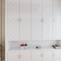 Paint checkered white
