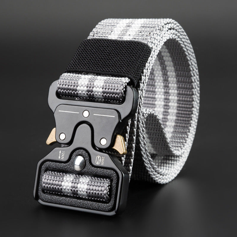 Nylon Tactical Belt – Adjustable Release Buckle