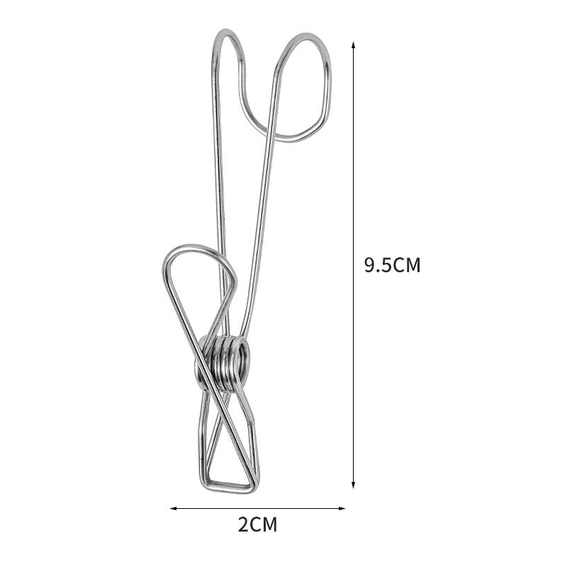 Stainless Steel Hook Multifunctional Windproof Clothespin