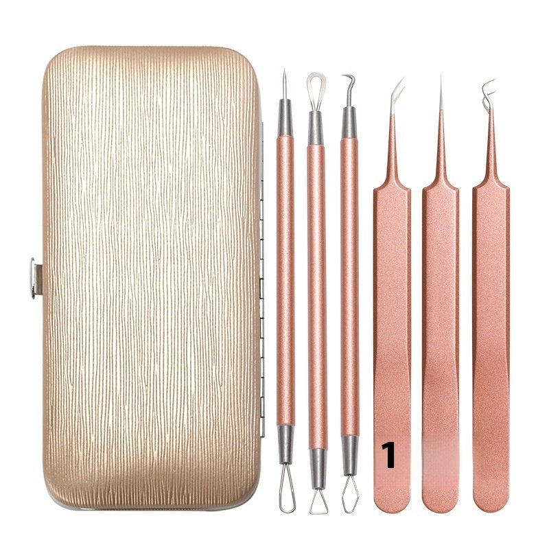 Stainless Steel Acne Remover Tool – Dual-Purpose Pimple Extractor Pin