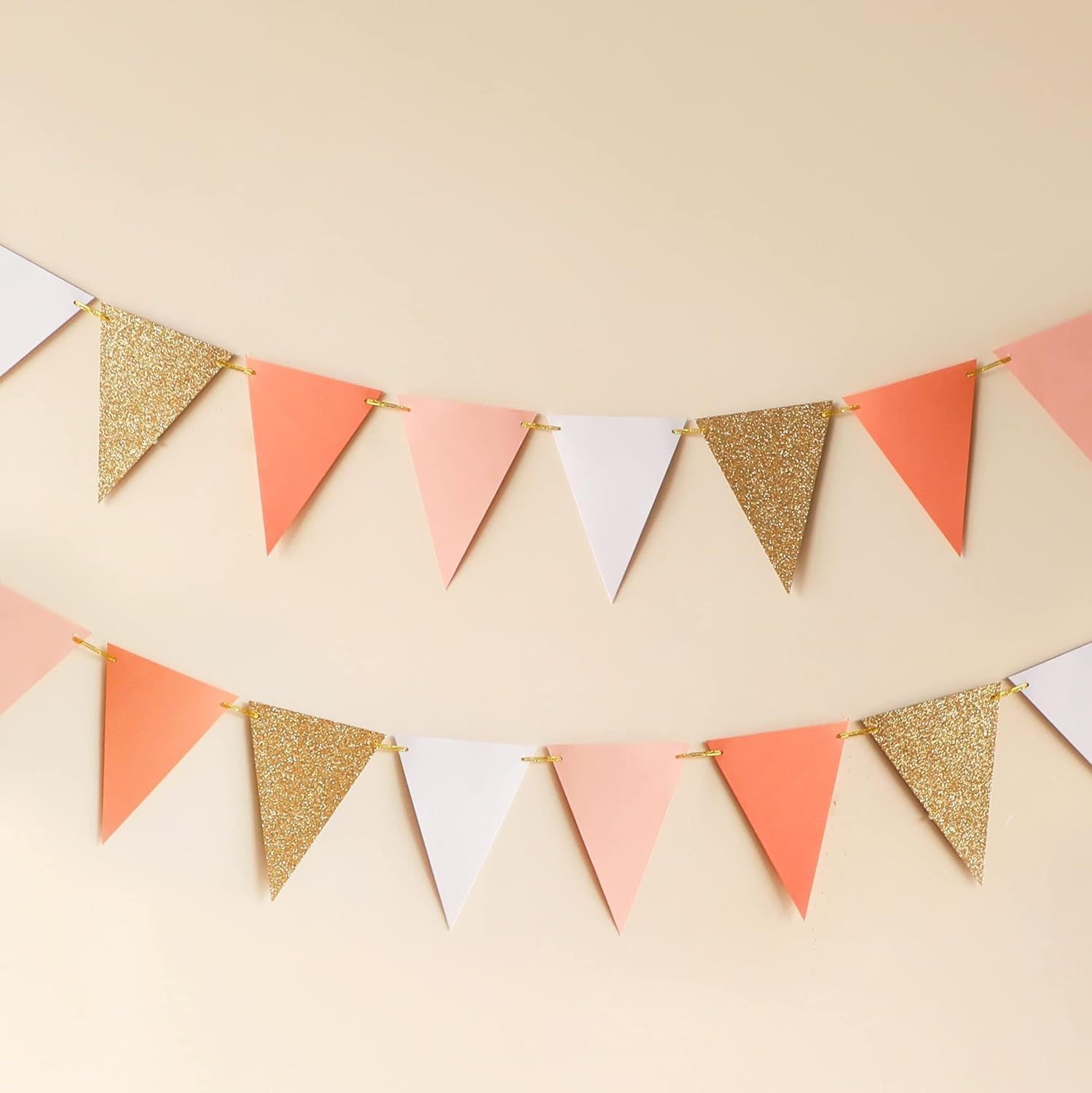 Triangle Hanging Flag Birthday Wedding Party Decoration Supplies Bunting Holiday Scene Layout Banner