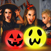 LED Solar Pumpkin Light – Outdoor Waterproof Halloween Luminous Ball Decoration Lamp