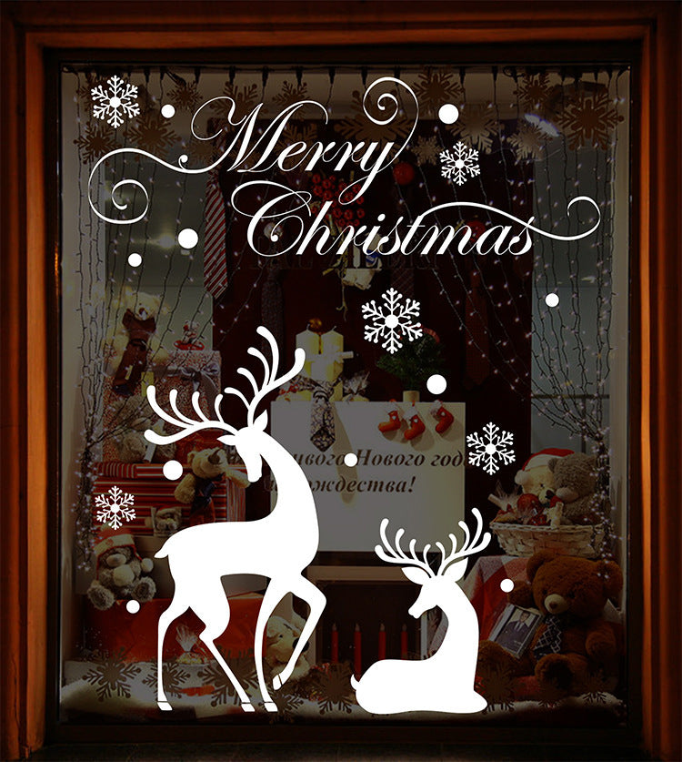 Self-adhesive Decorative Festive Christmas Wall Stickers