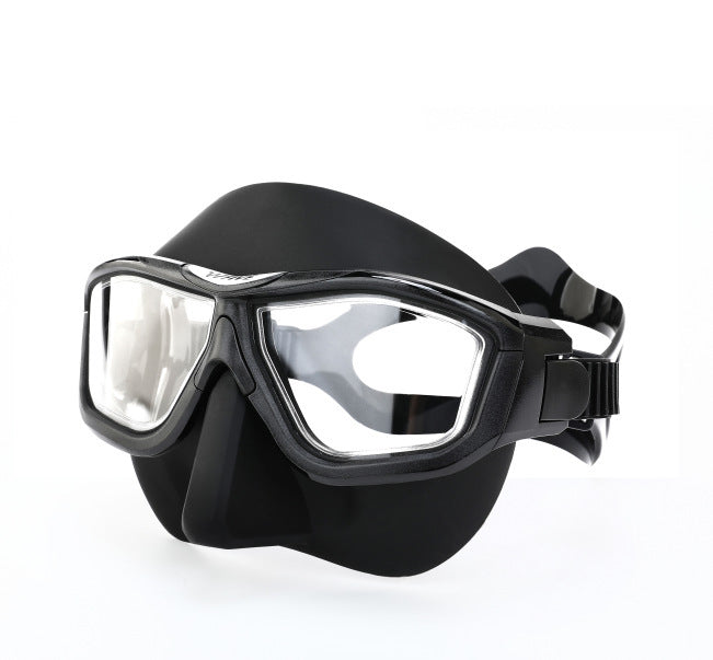 Professional Anti-fog Big Box Glasses Head Free Diving