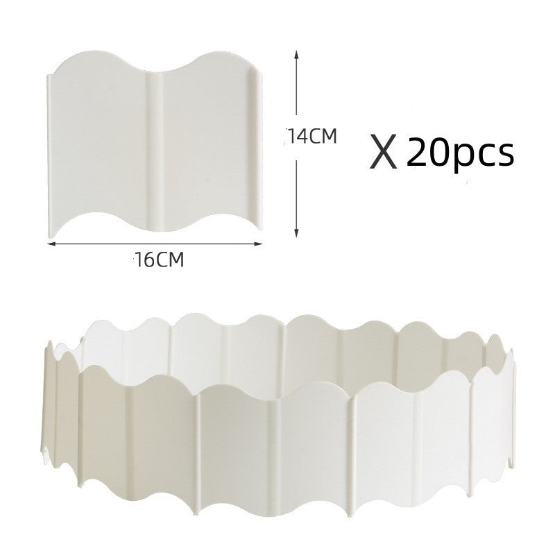 Outdoor Small Fence Garden Lawn Fence Plastic Anti-corrosion
