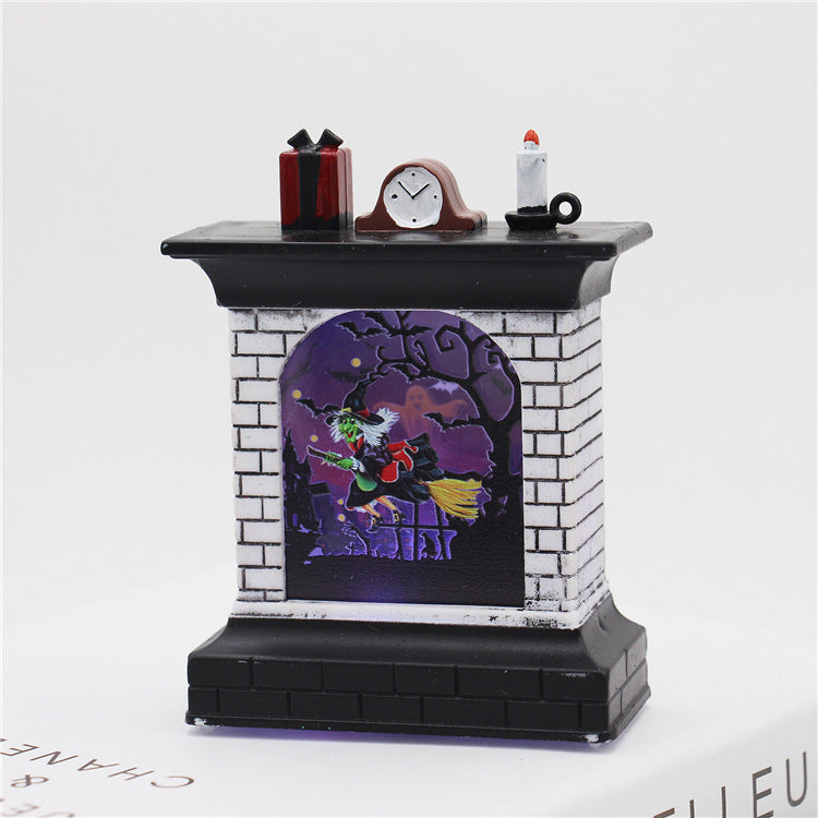Halloween Pumpkin Light Lamp Door Room Decoration LED Lantern Party Home Props Houses Christmas Garland Fairy Holiday Lamp