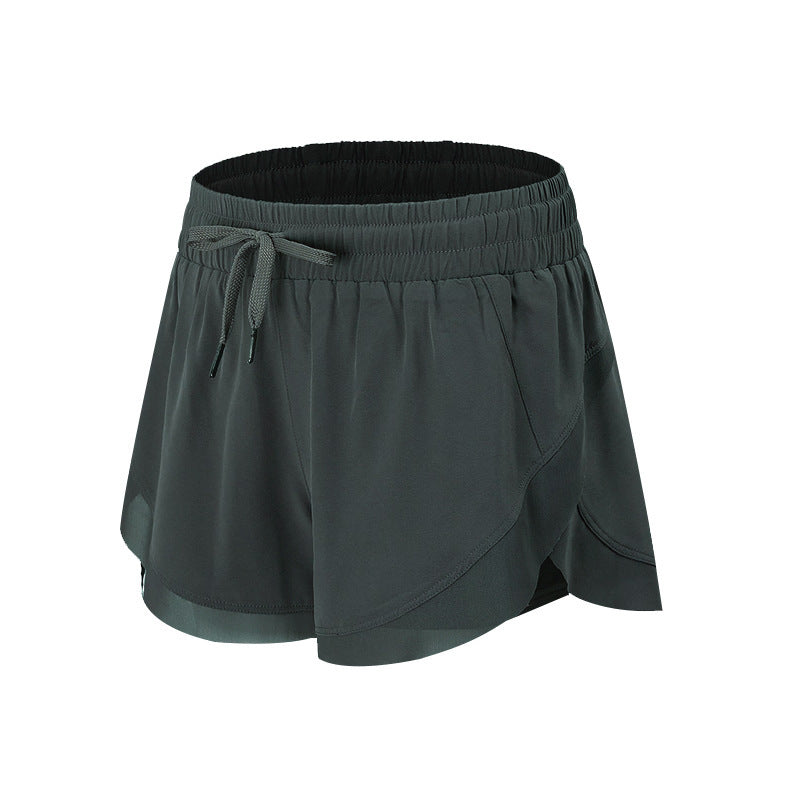 Women’s Yoga/Running Shorts – Stretch Slim-Fit Fitness Shorts, High-Waist
