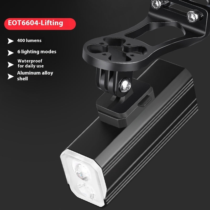 Mountain Bike Night Riding Lights Can Be Formal Mounted Lifting Aluminum Alloy Far And Near Light Lumen TPYE-C