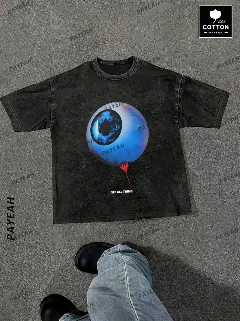 Men's Printed Short Sleeved Shirt