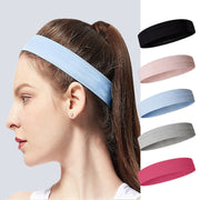 Non-Slip Sports Headband – Sweat-Wicking Nylon Workout & Yoga Hairband