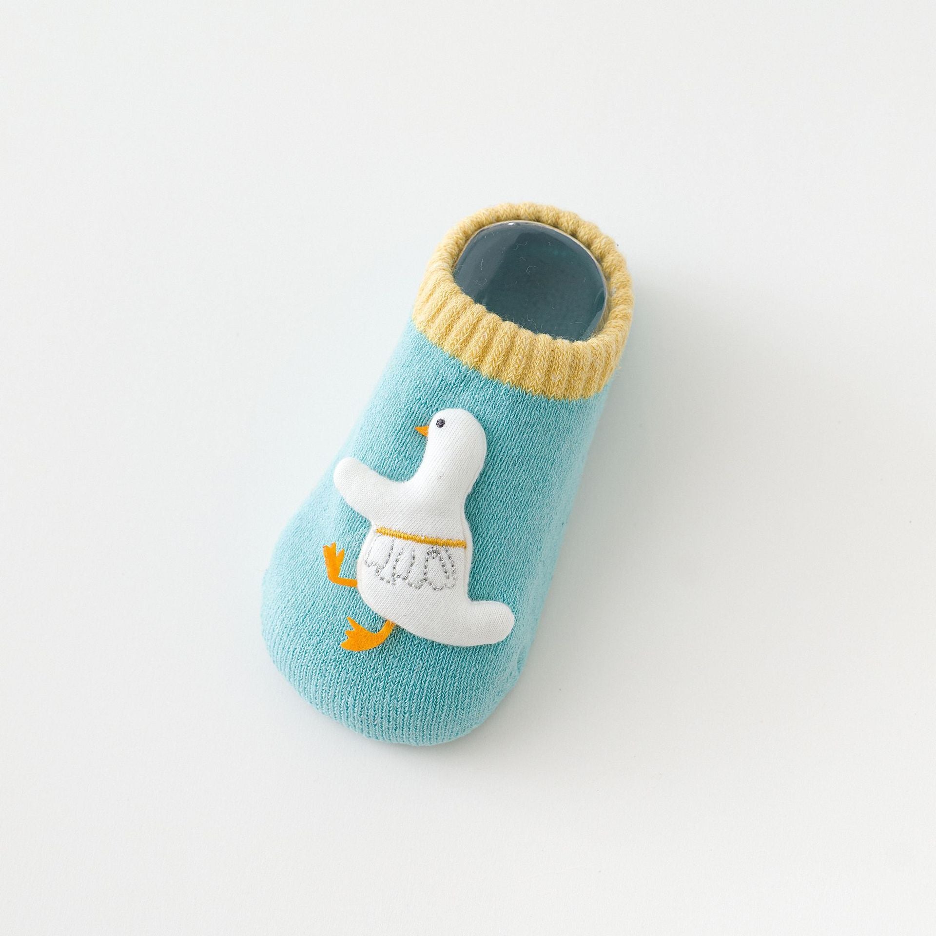 Autumn And Winter Terry Warm Baby Toddler Socks Stereo Doll Dinosaur Rabbit Thick Cute Cartoon Floor Socks