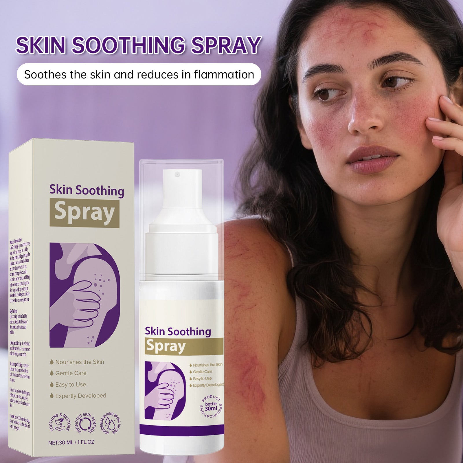Non-standard Herbal Cool Skin Care Smooth Skin Rejuvenation External Spray