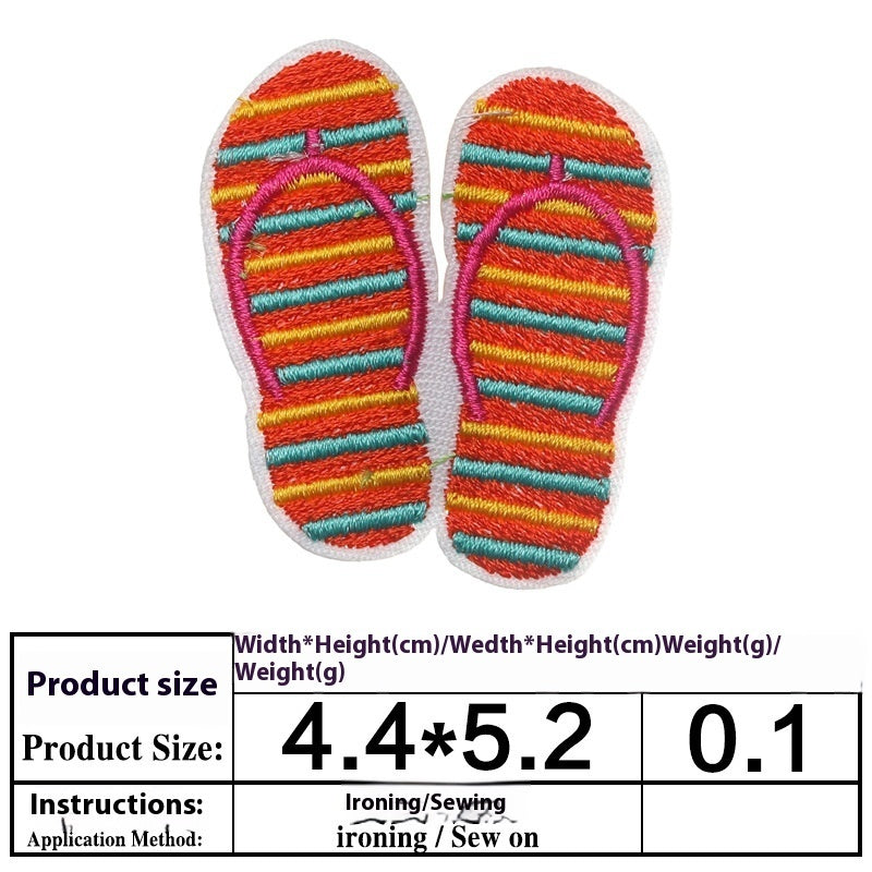 Embroidered Cloth Stickers – Decorative Patches for Clothes, Shoes, and Bags