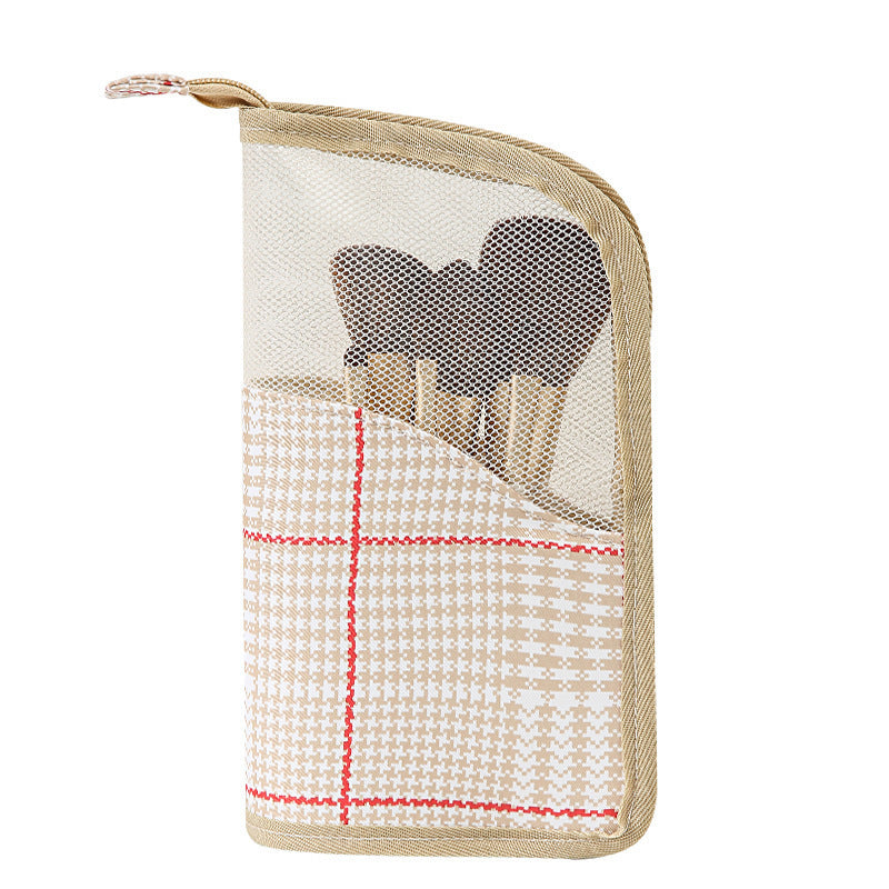 Vertical Makeup Brush Storage Bag – Large Capacity Home Organizer