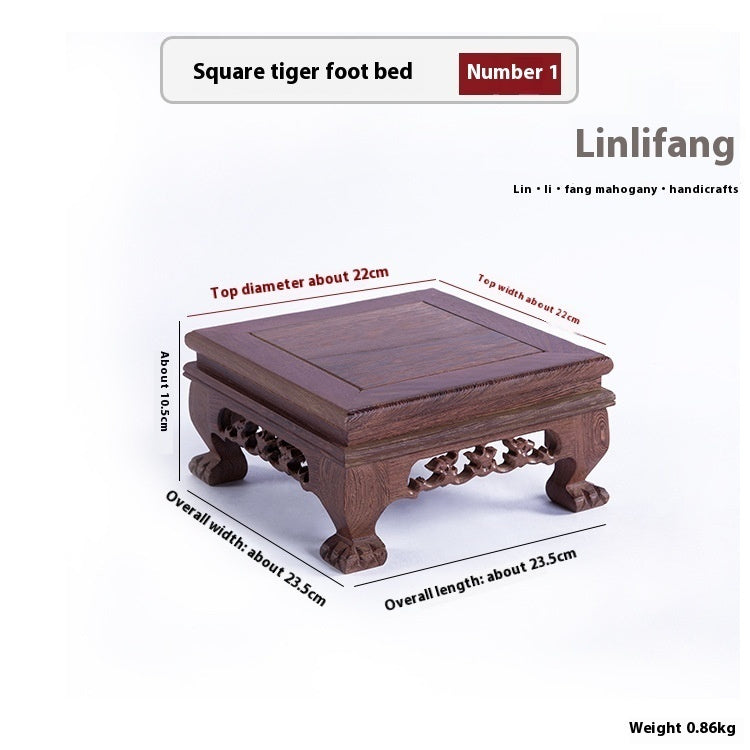 Door Frame Decoration Base Home Carving Solid Wood Crafts Bracket
