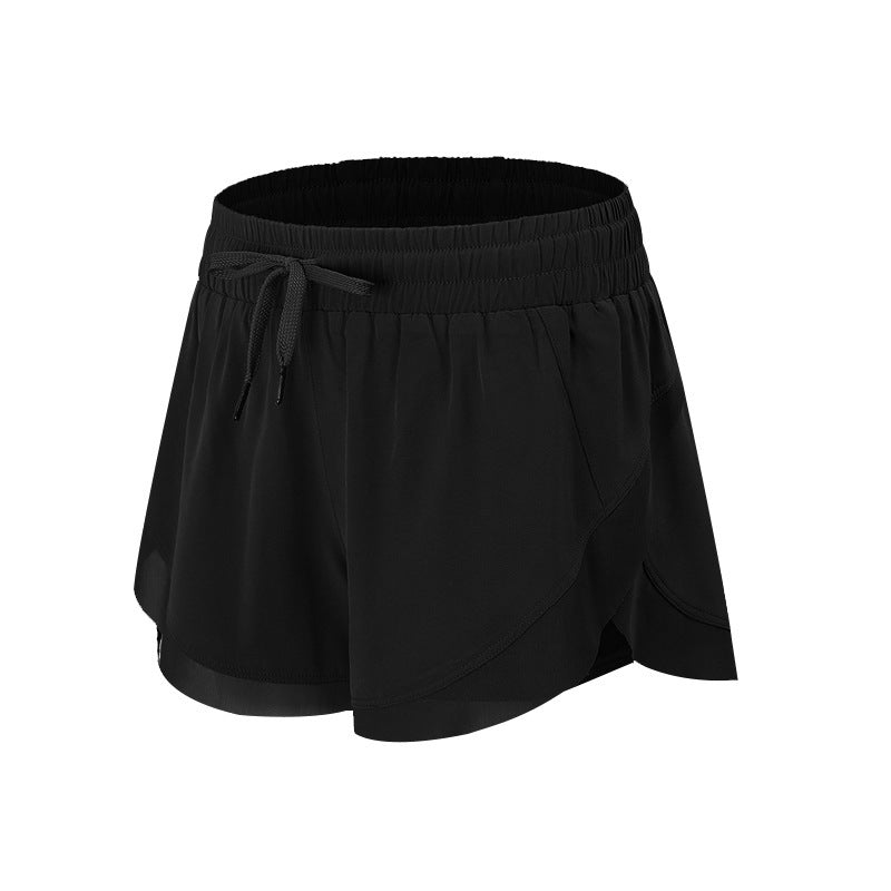 Women’s Yoga/Running Shorts – Stretch Slim-Fit Fitness Shorts, High-Waist