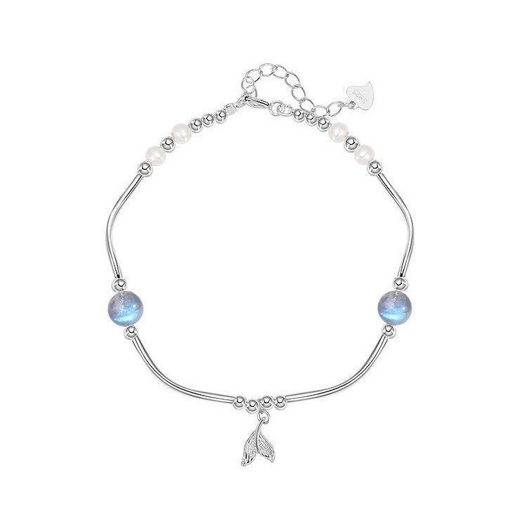 Women's Fishtail Bow Bracelet – Alloy Regular Fit Design