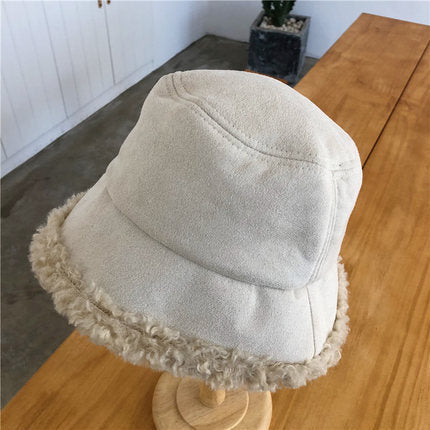Warm And Cashmere Lamb Wool Fisherman Hat