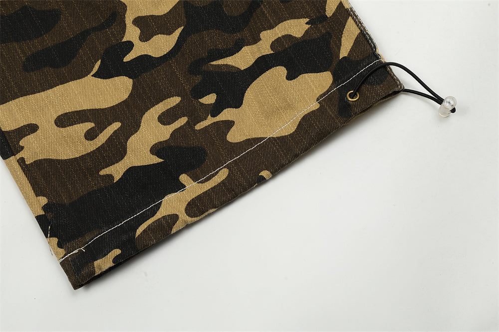 Men’s Camouflage Cargo Pants – Workwear Casual Sports Trousers