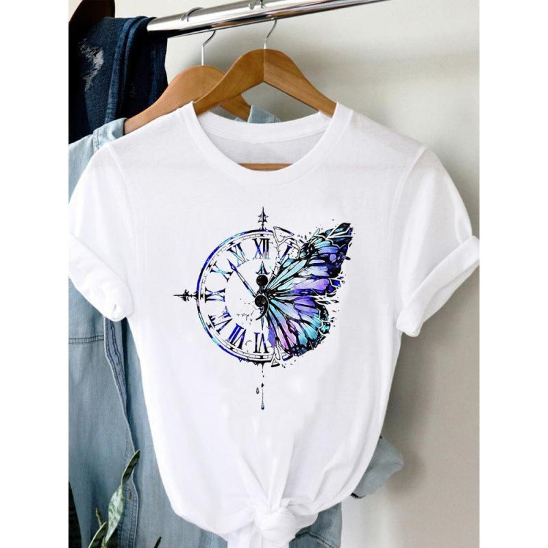 Women's Plus Size Short-sleeved T-shirt