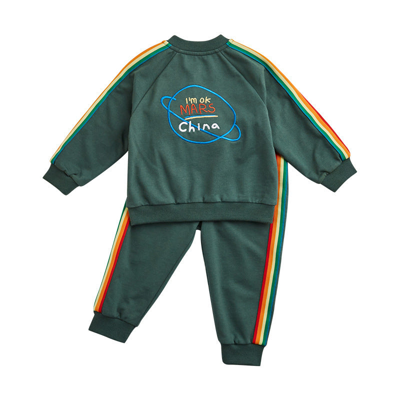 Fashion Simple Sports Children's Leisure Suit
