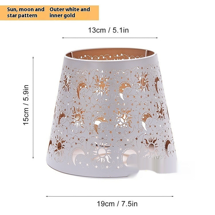 Metal Iron Art Laser Lampshade Lamp Accessories