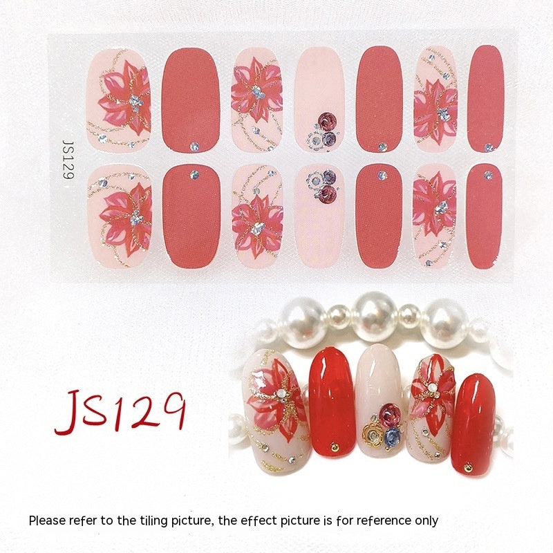 Three-dimensional Craft Crystal Nail Oil Film Crystal Glass Nail Sticker